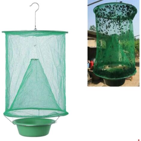 Cage à mouches pliable et réutilisable, piège à mouches suspendu pour ranch, attrape-mouches le plus efficace