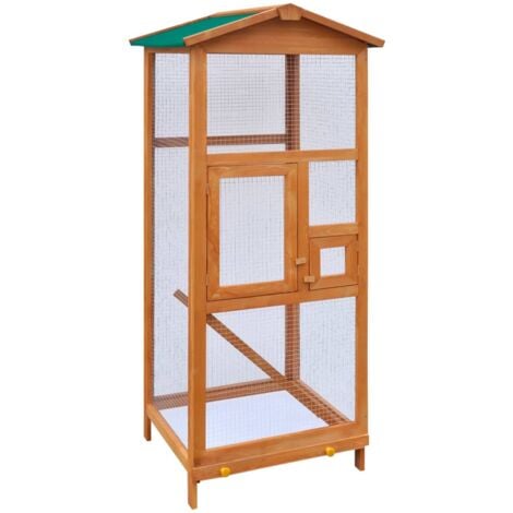Cage à oiseaux Bois 65 x 63 x 165 cm