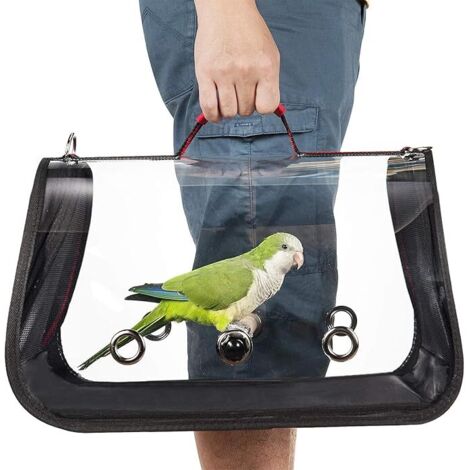 Cage à oiseaux portable et pliable avec ventilation bidirectionnelle