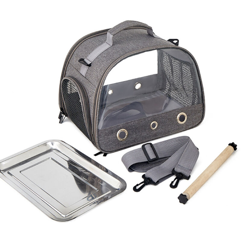 Cage à oiseaux Portable pour animaux de compagnie lors des sorties,sac à oiseaux pliable en tissu Oxford - Eosnow