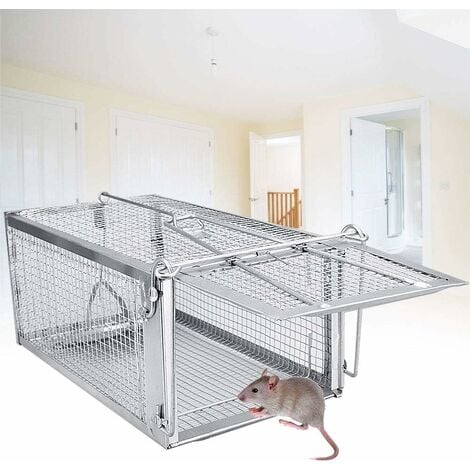 Piège Cage Capture pour Rat Souris Rongeurs Sans Tuer pour