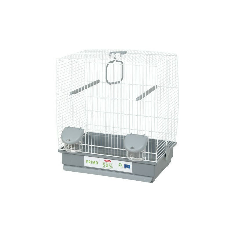 Cage Carla 40, grise, 40 x 31x 44 cm, pour oiseaux Animallparadise