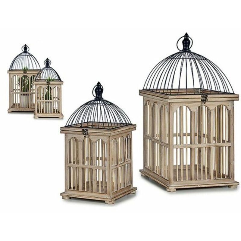 BigBuy Home Cage (2 pièces) (30 x 59,5 x 30 Cm)