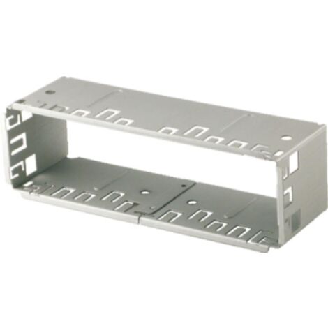 Cage compatible avec Autoradio Blaupunkt Grundig Philips - Zinc