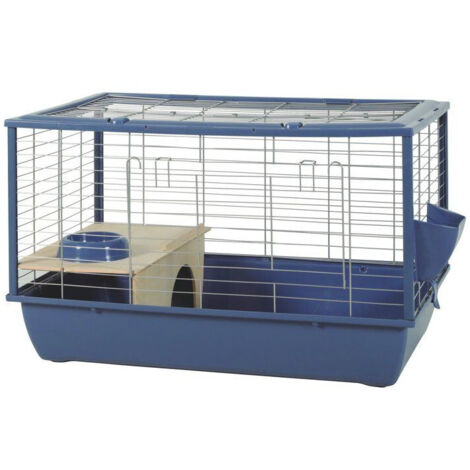 Cage connectable Zolux Néolife Connect 80 cm pour cochons d'Inde et petits lapins Bleu