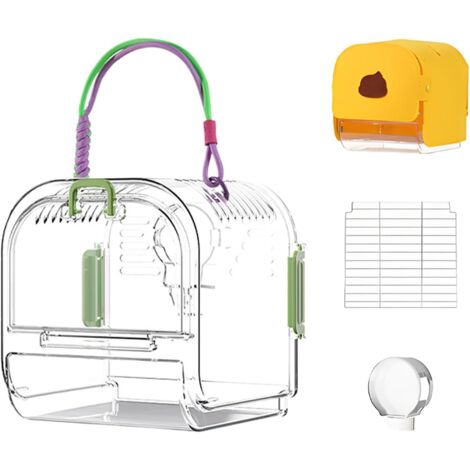 Cage de Transport et de Voyage pour Oiseaux Transport
