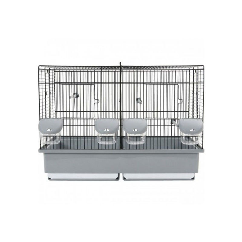 Cage Délevage Cova 57 Noir Et Gris Pour Oiseaux Zolux