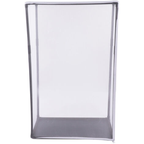 Cage d'habitat de papillon large tube en PVC stable à fermeture à glissière Cage à mailles d'insectes pour l'extérieur