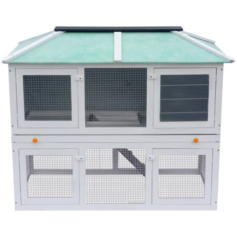 Cage double pour animaux Bois CFW96310