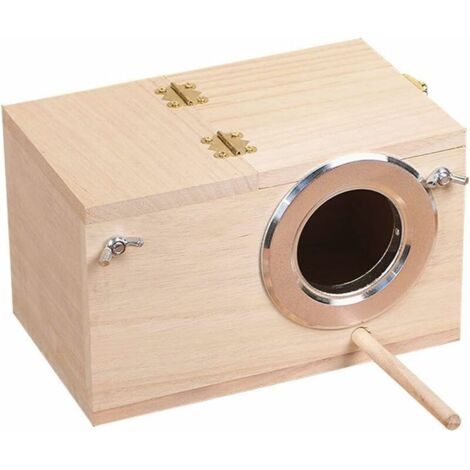 Cage en bois pour oiseaux, perruches, calopsittes
