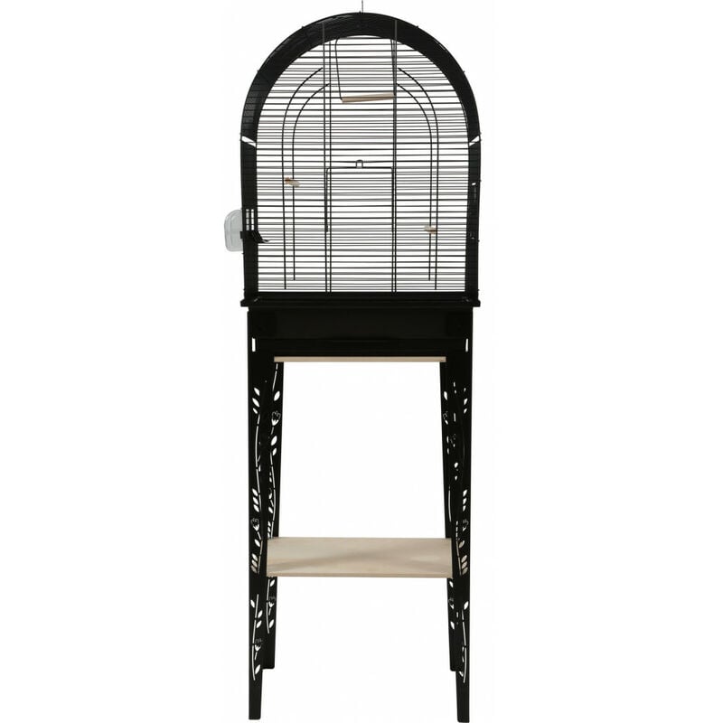 Zolux - Cage et meuble CHIC PATIO. taille M. 44.5 x 28 x hauteur 133 cm. couleur noir.