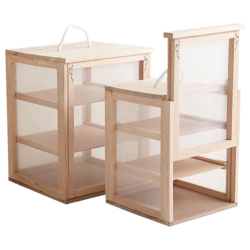 Garde-manger - Fromagers en bois (lot de 2)