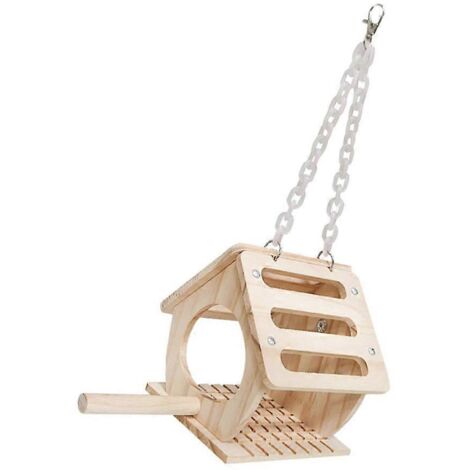 Cage jouet oiseau perchoir perruche calopsitte, perchoir rongeur nid volière pour conure, budgie, perroquet, accessoire grignotage.