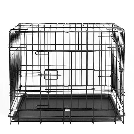 Cage métallique et pliable pour chiens 61*46*48cm 24 pouces