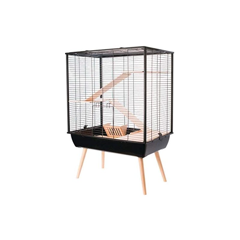 Zolux - Cage Neo Cosy - Grand panier (77,5 x 47,5 x 109 cm), Gris