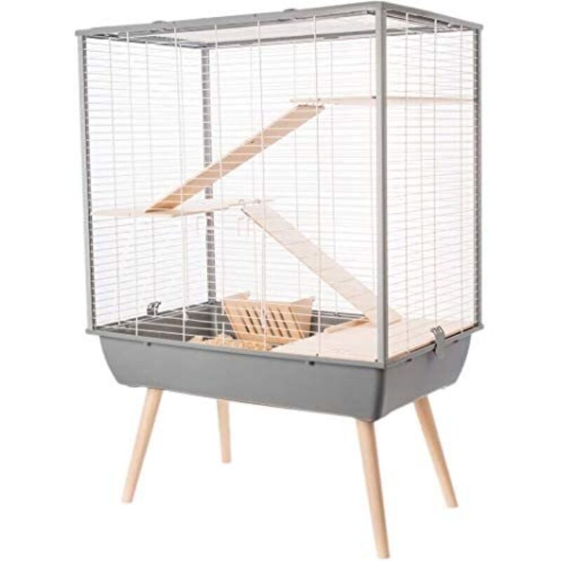Zolux - Cage Neo cosy pour grands rongeurs 80 cm gris