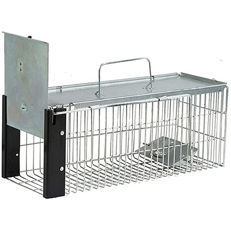 Cage piège capture animaux 50 x 20 x 27 cm - mailles : 25 x 25 mm 14_0 –  Helloshop26