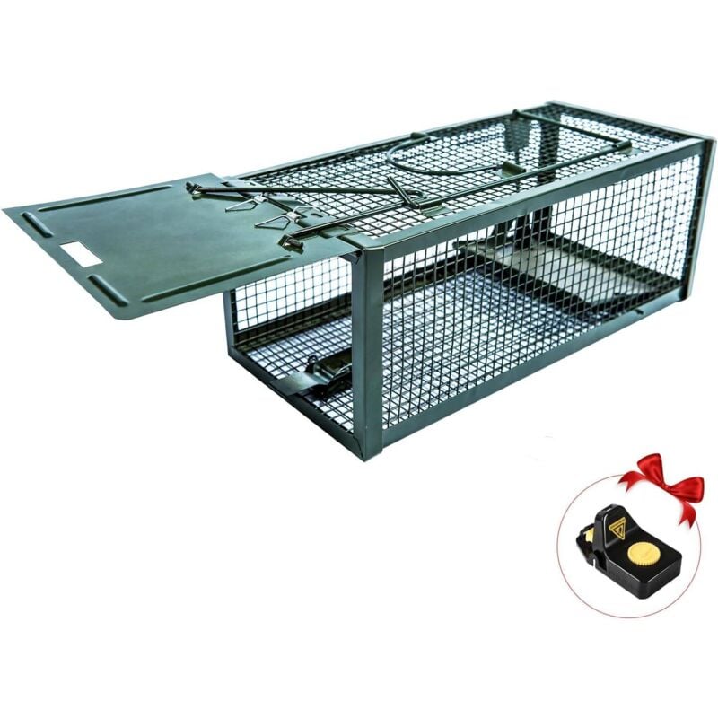 Cage piege Rat, piège à Souris,Grand piège à Souris utilisé pour Attraper des Rats intérieurs et extérieurs, des écureuils, des Lapins, des Taupes et