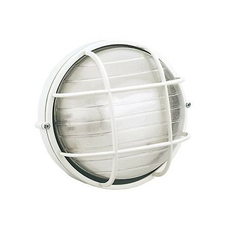 Cage plafond ligne industrielle rond blanc