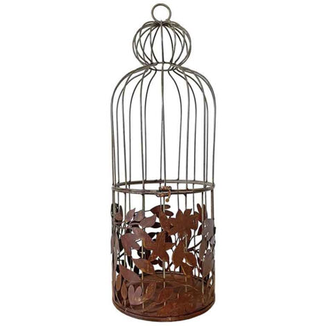 Cage plantes feuillages 51x27x71cm