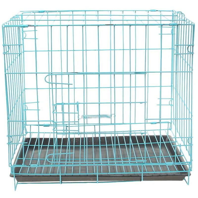 Cage pliable avec toilettes pour chien Teddy Poodle Cage pour chien de petite et moyenne taille Cage pour chat Cage pour lapin Cage pour animaux de