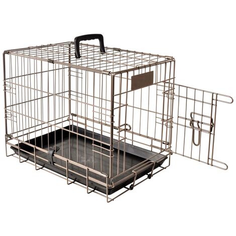 Cage pour Animaux Panier de Transport Chiens Chats Multi-taille FLAMINGO