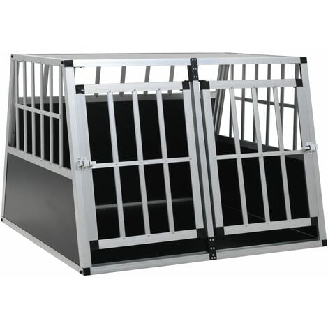Cage pour Chien avec Porte Niche Chenil Caisse Transport Multi-taille vidaXL