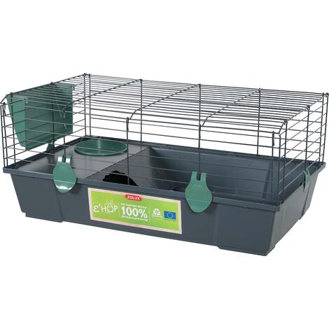 Cage pour cochon d'inde en plastique recyclé Ehop - Vert