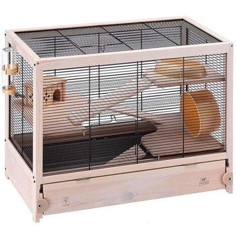 Cage pour hamster - FERPLAST - HAMSTERVILLE - Bois