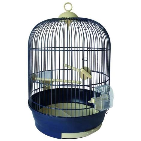 Cage Ronde Lily Equipee 34x52cm Pour Oiseau