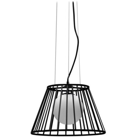 Cage Suspension en métal noir