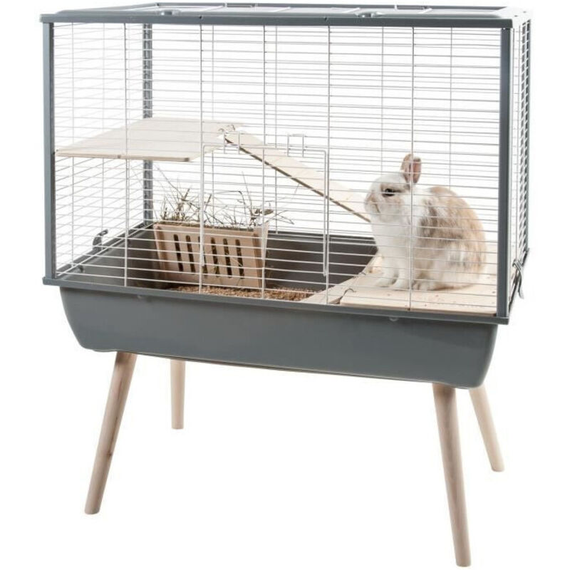 Zolux - Cage Neo muky pour grands rongeurs 58 cm Gris