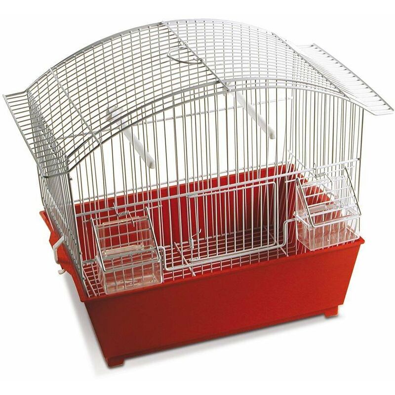 Cages à oiseaux assorties de modèles complets avec mangeoires et couverts