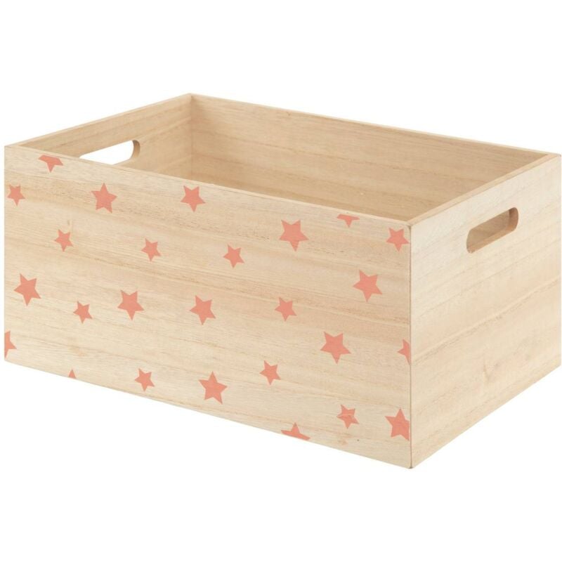 Atmosphera - Set de 3 cagettes enfant étoile en bois créateur d'intérieur