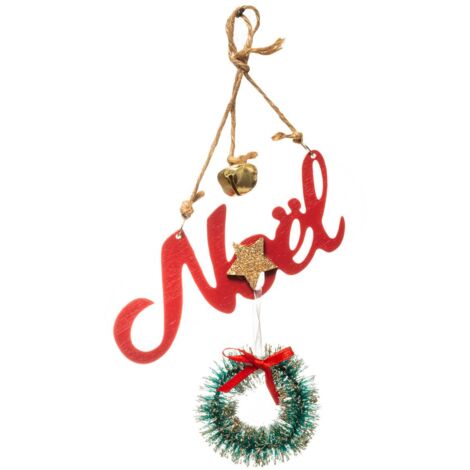 Cagette di natale in legno rosso - Feeric lights & christmas