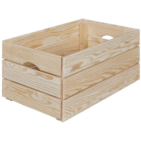 Cagette en Bois "Silver" 65cm Naturel