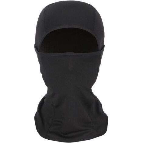 Cagoule de moto, cagoule douce et respirante, protection solaire complète, coupe-vent, masque de cou multifonctionnel,noir
