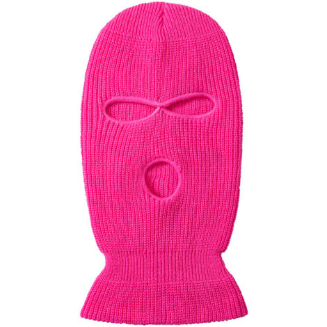Cagoule de ski rose fluo