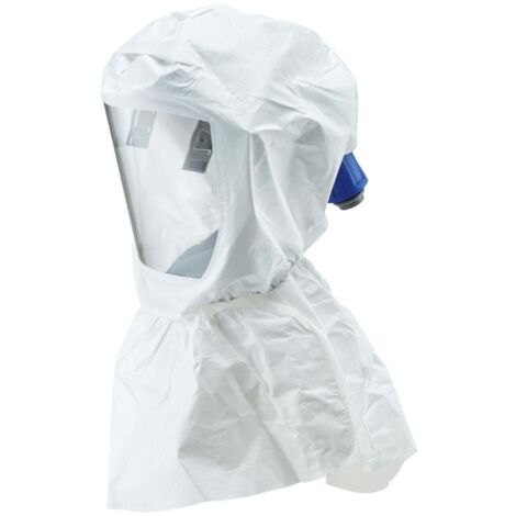 Cagoule légère TH3 avec harnais – Protection contre particules fines – Conception ample pour confort – Compatible avec 3M Jupiter