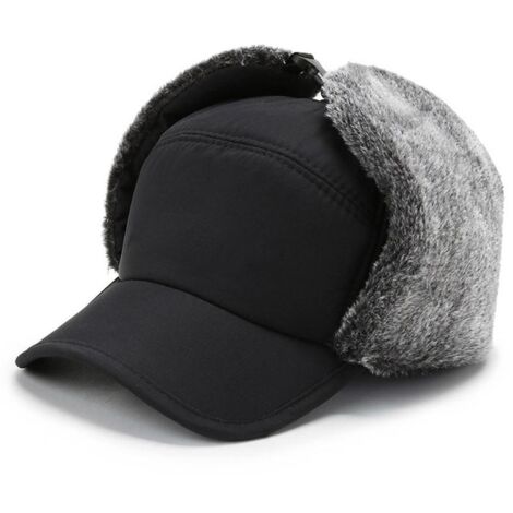 Cagoule polaire chaude pour hommes - Protection faciale et coupe-vent - Idéale pour vélo, ski et activités extérieures