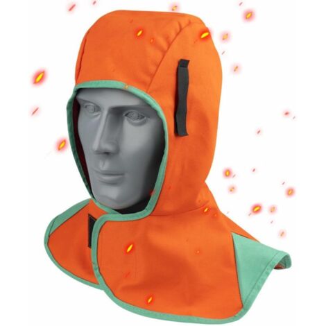 Cagoule De Soudure Ignifugée - Résistante à La Chaleur - Lavable - Protection Étincelles - Pour Soudage