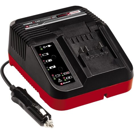 -CAHERSA- CARGADDOR  Power X- 3 A  conexión 12V Einhell