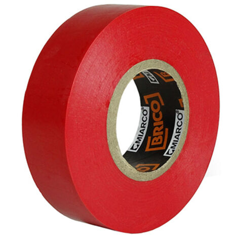-CAHERSA- CINTA AISLANTE ROJO 19MMX20M MIARCO