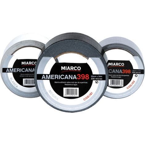 -CAHERSA- CINTA AMERICANA 398 BLANCO 50MMX10 MIARCO