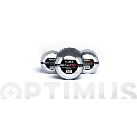 -CAHERSA- CINTA AMERICANA 398 PLATA 50MM X 10 M MIARCO