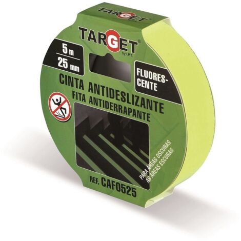 -CAHERSA- CINTA ANTIDESLIZANTE 5X25MM FLUORESCENTE TARGET