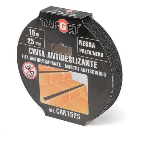-CAHERSA- CINTA ANTIDESLIZANTE NEGRA 15X25MM TARGET