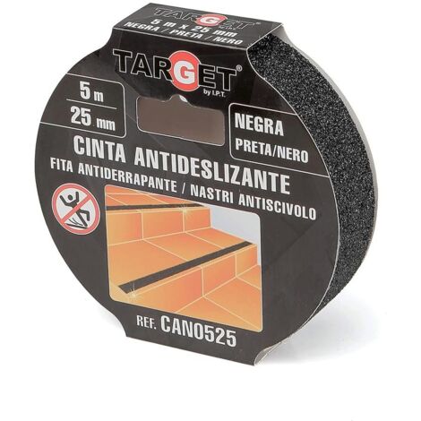-CAHERSA- CINTA ANTIDESLIZANTE NEGRA 5MX25MM TARGET