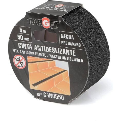 -CAHERSA- CINTA ANTIDESLIZANTE NEGRA 5MX50MM TARGET