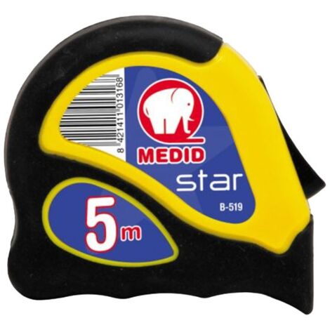 -CAHERSA- Flexómetro MEDID ELEPHANT Star B519 Bimaterial 5 Mts
